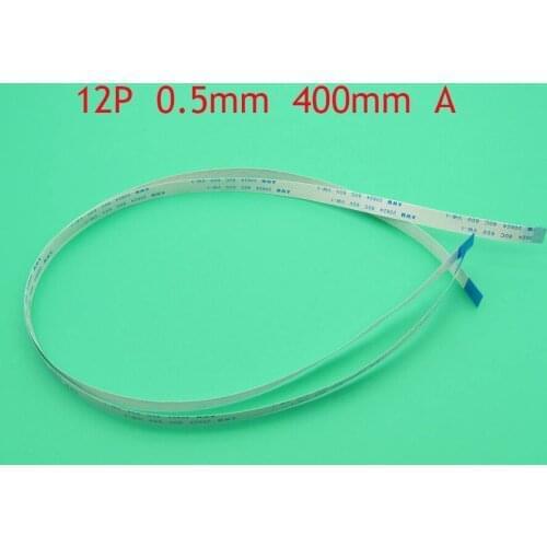 5pcs New FFC FPC flat flexible cable 0.5mm pitch 12 pin 12PIN Forward Length 400mm Width 6.5mm Ribbon Flex Cable