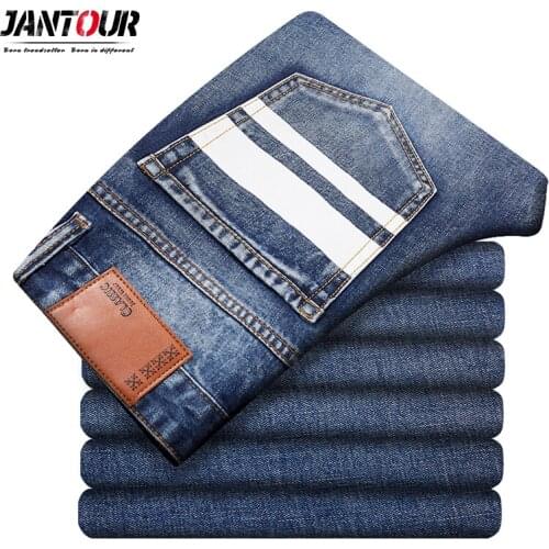 Spring Summer Wide-leg Jeans Mens Fashion Casual Jean Man Loose Hip-hop Straight Denim Trousers Male Large size 40 42 44 46