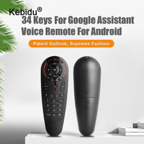 G30 Voice Remote Control 2.4G Wireless Air Mouse Microphone for Gyroscope IR Learning for Android tv box T9 H96 Max X96 mini