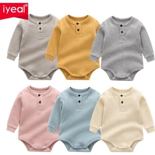 IYEAL Bodysuit With Long Sleeves For Babies