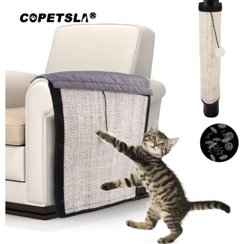 Copetsla 1PCS Anti Scratch Pet Cat Claw Pad Scratching Adhesive Corner Guard Mat Cat Scratchers Furniture Couch Protector