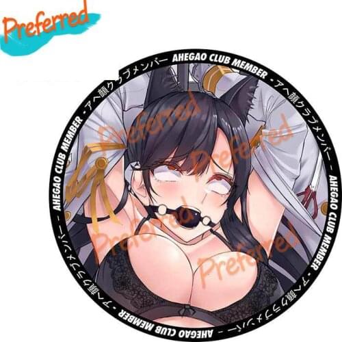 Round Sexy Girl Anime Car Sticker Motocross Racing Laptop Helmet Trunk Wall Vinyl Decal Die Cutting