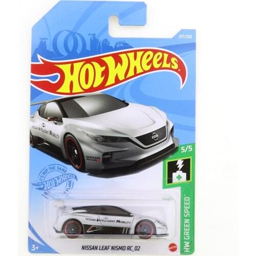 2021-217 Hot Wheels NISSAN LEAF NISMO RC 02 Mini Alloy Coupe 1/64 Metal Diecast Model Car Kids Toys Gift