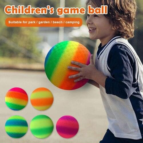 Childrens Play Ball/Water Ball/Rainbow Ball/PVC Bouncy Kickball/Fluttering Balls/Childrens Toy for Indoor and Outdoor YS-BUY