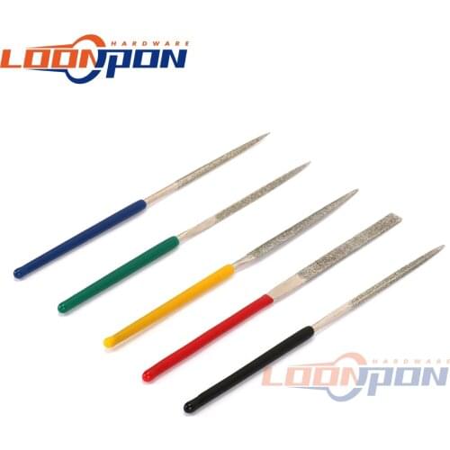 Diamond Mini Needle File Set Handy Tools for Ceramic Glass Gem Stone Hobbies and Crafts Portable Hand Tools