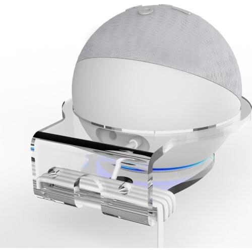 Outlet Wall Mount Holder For Echo Dot 4 Speaker Space Saving Solution Bracket for Echo Dot4 Generation