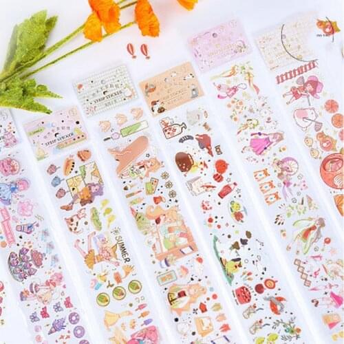 Arrival Flower Masking Tape Girly Candy Album Decorative Party Lace Roll Scrapbooking Self Adhesive DIY Crafts Sticker 2020 new
