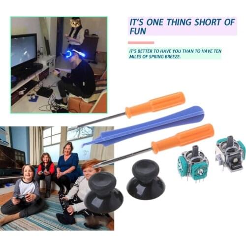 Original/OEM 3D Analog Joystick Sensor Module Caps For XBOXONEReplacement + Screwdriver Open Tool For PS4 Controller