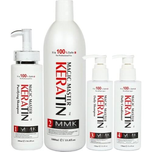 Good Smelling Magic Brazilian Keratin Set with Purifying Shampoo Daily Shampoo Conditioner