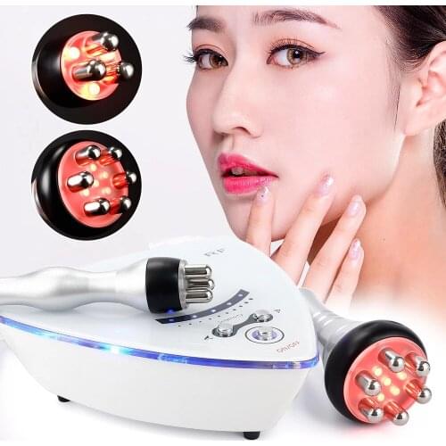 3MHz RF Radio Frequency 2Heads Facial Lifting Machine Body Face Massager Wrinkle Removal Leg Butt Waist Tighten Device AntiAging