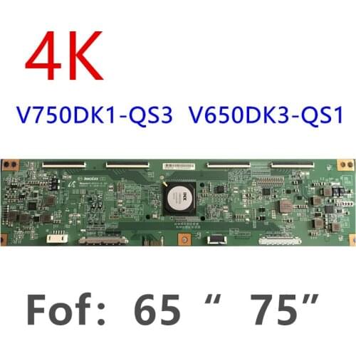 Brand new original 4K logic board with screen V750DK1-KS5 V750DK1-QS3 V650DK3-QS5