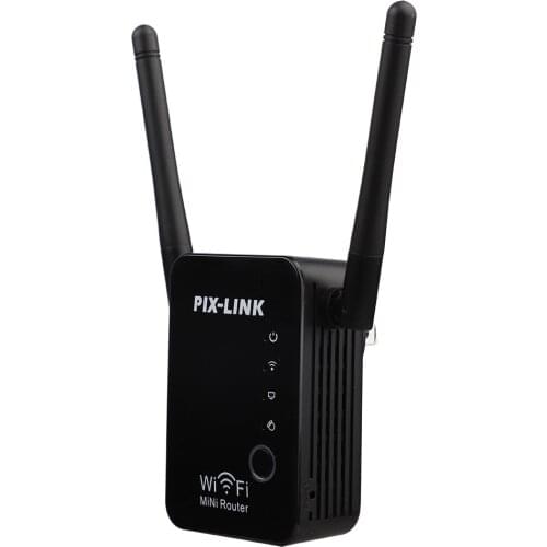 WIFI RepeateWR17 Wireless AP Router 300M MINI Wifi Repeater Wireless Router Extender 802.11n Black