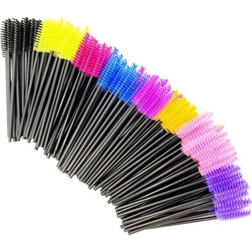 2500PCS Disposable Eyelash Brushes Eyelashes Extension Tools Eyebrow Brush Mascara Wands Applicator Spoolers Eye Lashes Cosmetic