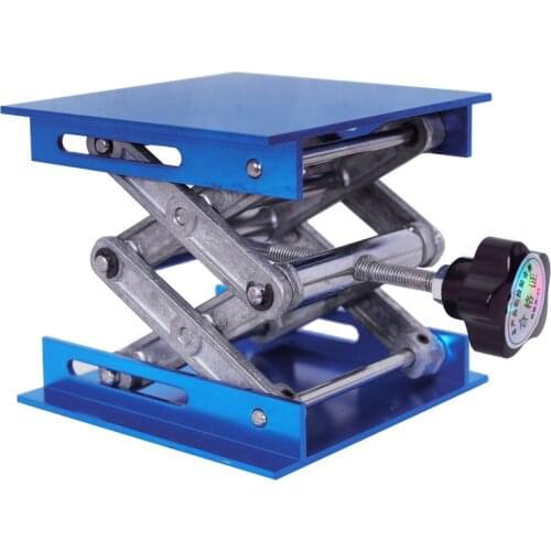 4in 100x100mm Chemistry Laboratory Lifting Platform University Lab Woodwork Aluminum Alloy Stand Rack