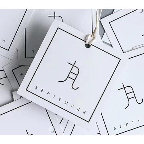 500 ps custom cards for business clothes tags