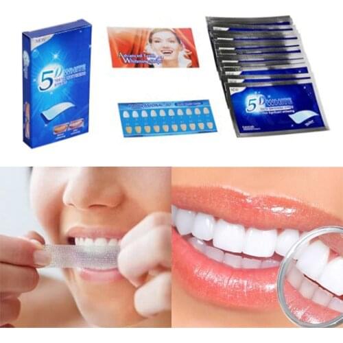 5D Gel Teeth Whitening Teeth Sticker Bleaching Tool Teeth Whitening Sticker Teeth Whitening Teeth Whitening Strips Bleach