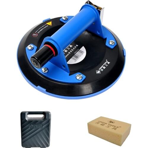 8 Inch Heavy Duty Vacuum Suction Cup Full Metal Handle Tile Laying Handing Tool Glass Sucker 200MM Max Bearing 160KG