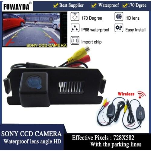 FUWAYDA Car Accessories Parking car wireless Rear View SONY HD Camera for Hyundai Genesis I30 ROHENS COUPE Tiburon Kia Soul
