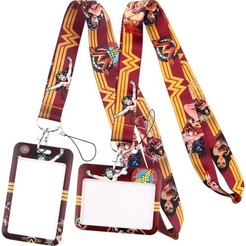 DZ1502 Woman Feminism Key lanyard Car Keychain Personalise Office ID Card Pass Gym Mobile Phone Key Ring Badge Holder Jewelry