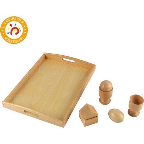 Montessori Baby Toy 3D Object Fitting Exercise Ball Egg And Cup Early Education Preschool Toys Daily Life Skills Practice