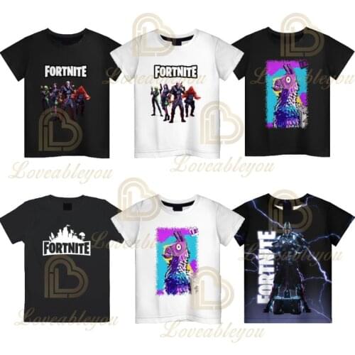 Fortnite Mens 3d T-shirt Kids Cartoon Print Short Sleeve T-shirt Men/women Casual Short Shirt Fashion Cartoon Boy Top