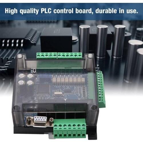 FX3U 14MR 6AD 2DA RS485 8 input 6 relay output 6 analog input 2 analog (0-10V) output plc controller