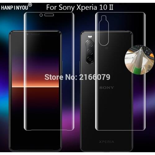 For Sony Xperia 10 II 6.0" Clear TPU / Matte Anti-Fingerprints Hydrogel Full Cover Soft Screen Protector Film (Not Glass)