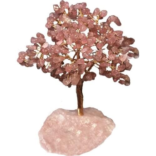 Crystal base wine cabinet decorations ornaments home living room crystal tree