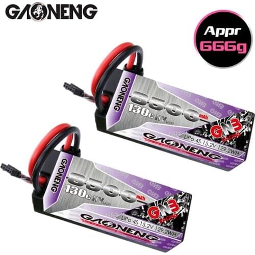 GAONENG GNB 15.2V 8500mAh 130C/260C LiPo Battery For Remote Control Car Racing Spare Parts With Shell Upgrade LiHV 4S Battery