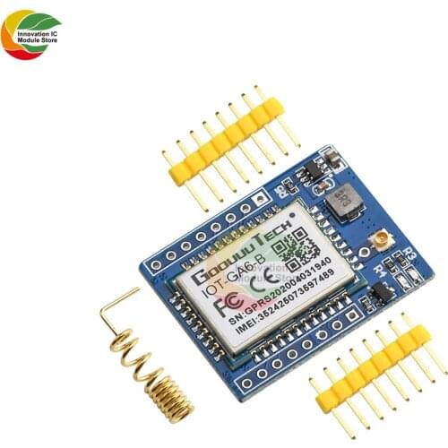 A6 Mini GSM GPRS Development Board Quad-band SMS Audio Board 5V Replace SIM800L AT TCP IP Command Digital Audio Speech Coding