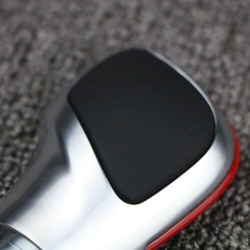 2 Pcs Modification Chrome Matte Gear Shift Knob DSG Cover Cap RED For VW Golf MK6 MK7 R GTI Passat B7 B8 CC R20 Jetta MK6