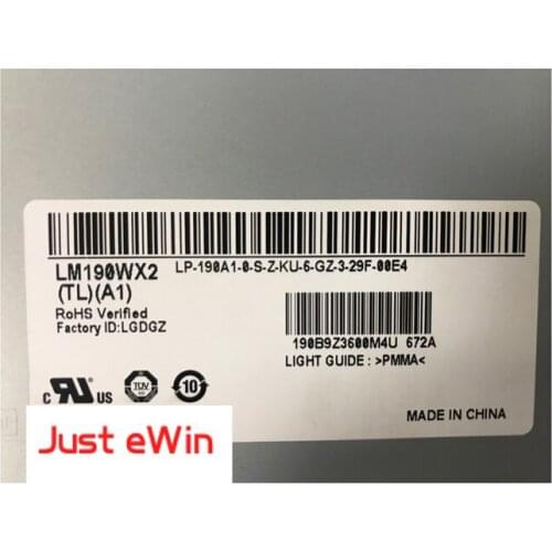Wholesale Monitor LM190WX2-TLA1 LM190WX -LK1 LM190WX-TLB1 AIO lcd screen 19'' TV Panel LM190WX2 (TL)(A1) (K1) (B1)