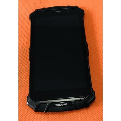 Used Original LCD Display+ Touch screen + Frame for DOOGEE S60 Helio P25 Octa Core 5.2'' FHD Free shipping