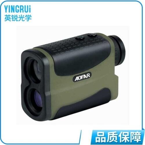 Handheld laser range finder telescope, 700 meters speed measuring acre instrument 6x25 single cylinder high precision golf engin