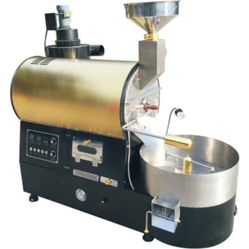 Industrial 6 kg coffee roaster gas heater coffee roasting machine with CE certification