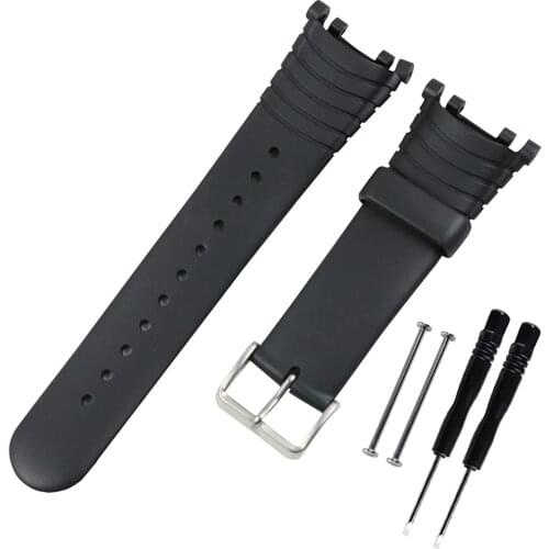 Rubber Silicone Strap Replacement for SUUNTO Vector Sports Watch strap Waterproof Rubber Smart Wristband men watch bands