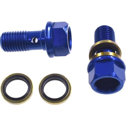 Alloy Brake Clutch Radiator Hose Bolt Fit Adaptor M10 x 1.25
