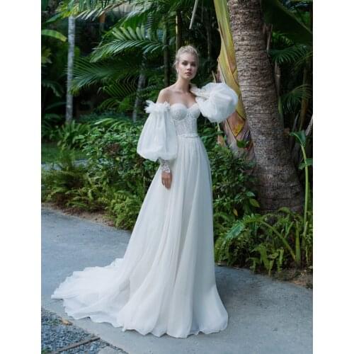 Wedding Puff Sleeves White Lace Bridal Decoration Puff Sleeves 2 Layers Horn Sleeve Perspective Wedding Arm Cover Decorate Bride