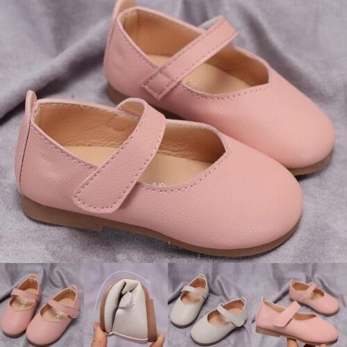 Girls Pure Cute Hook Shoe Princess Shoes Autumn Toddler Infant Kids Baby Big Solid Shoes Eleagnt Soft Sole Comfty Flat Shoe Обув