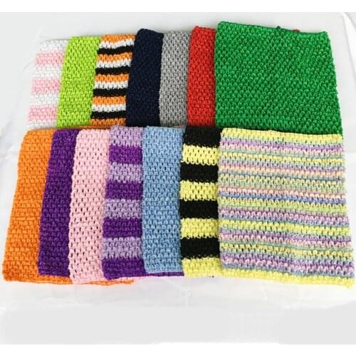 9inch 20x23cm Tulle Crochet Tutu Top Chest Wrap Tube DIY Tutu Dress Kids Skirt Accessories Birthday Gifts Party Supplies