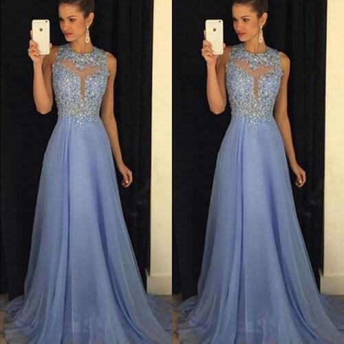 Women Sleeveless Formal Long Lace Dress Ladies Elegant Prom Party Bridesmaid Beautiful Wedding Ball Gown