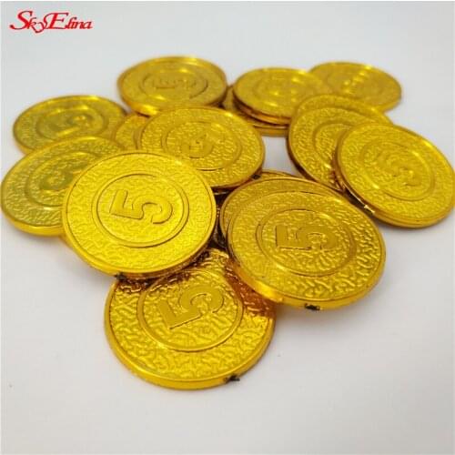 100pcs Physical pirate treasure Coin For Souvenir Collectibles Coin Art Collection Gift Decoration Christmas Gift 5ZHH269