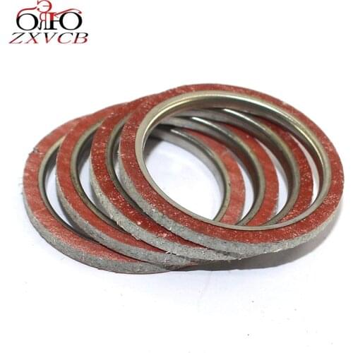 4PCS FOR KAWASAKI ZX550 A1-A3 GPz 1984-1986 ZL600 A1/A2 Eliminator 1986 1987 ZL600 1996 1997 Exhaust Pipe Gasket