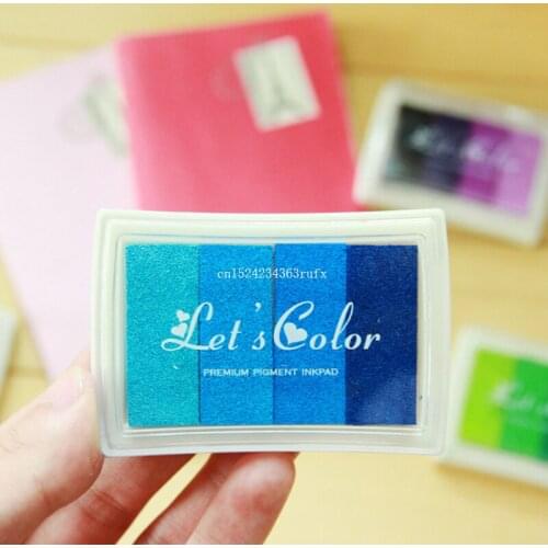 800pcs Stamp Ink Pads Decoration DIY Scrapbooking Pad Crafts Inkpads Kids' Toys