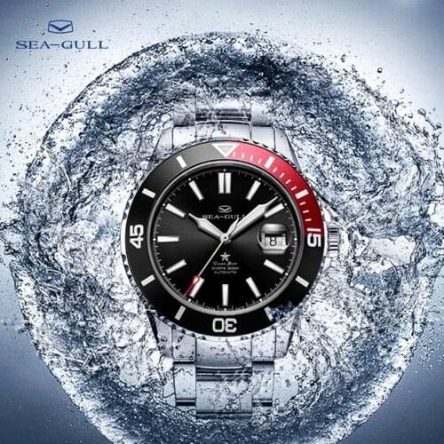 Seagull Watch 2020 New Ocean Star Diving Watch 200m Waterproof Automatic Mechanical Watch Rolex Water Ghost Watch 6114