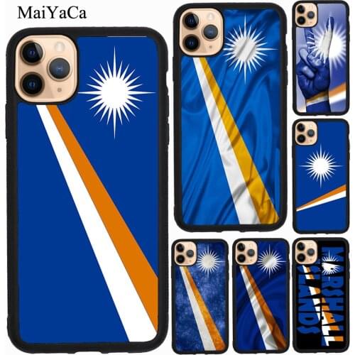 MaiYaCa Marshall Islands Flag Case For iPhone XR X XS Max SE 2020 6S 8 7 Plus 12 mini 11 Pro Max Coque