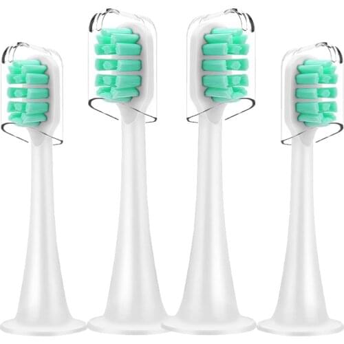 Hiclean Care Replacement Brush Heads for Xiaomi MiJia T300 and T500 Toothbrush Heads Come with Toothbrush Head Caps