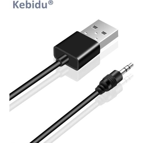 Kebidu Wireless Music 3.5mm AUX Audio Receiver Car Bluetooth Adapter Receiver USB Mini Bluetooth Adapter for Auto Speaker