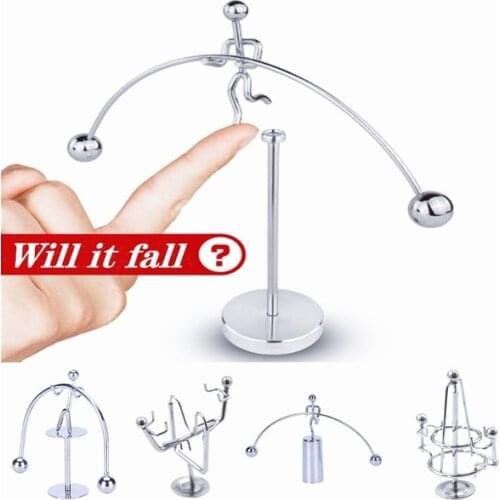 1pc Kinetic Weightlifter Gadget Perpetual Motion Desk Art Toy Gift Office Decoration EY