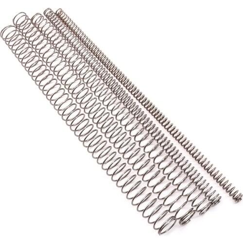 5PCS 304 Stainless Steel Compression Spring Length 305mm Wire Diameter 0.3/0.4/0.5mm Y Type Compressed Spring